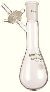 AIRFREE® Reaction Flasks, Kjeldahl Shaped, Chemglass