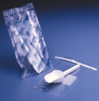 SCIENCEWARE® Sterileware® Scoop An' Bag™ Sampler, Sterile Polystyrene, Bel-Art