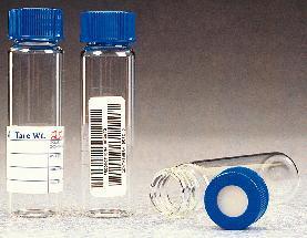 Septa Vials, Borosilicate Glass, with Low Bleed Septa, I-CHEM™