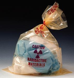 Radioactive Waste Bags, Polyethylene, 3 mil, Associated Bag