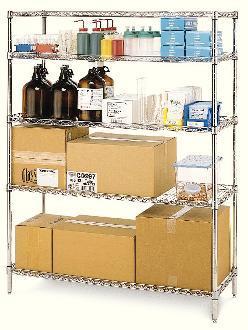 Super Erecta® Wire Shelving, Stainless Steel, Metro™