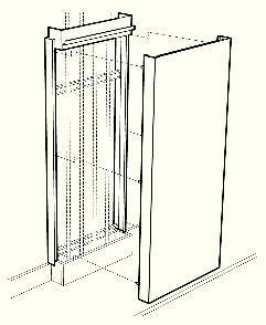 VWR® Contour™ Vertical Pipe Enclosures, Wall Mount