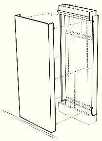 VWR® Contour™ Vertical Pipe Enclosures, Center Mount