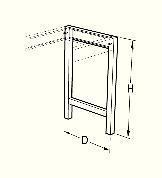 VWR® Contour™ Apron Leg Assemblies