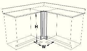 VWR® Contour™ Corner Filler Panel Assemblies