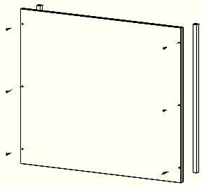 Casework, Laminate, Base Cabinet Trim Parts, Removable Access Panels