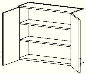 Casework, Laminate, Wall-Mounted Storage Cabinets, Hinged Panel Doors