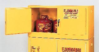 Space-Saver Flammable Liquids Storage Cabinets, Horizontal, Eagle Manufacturing