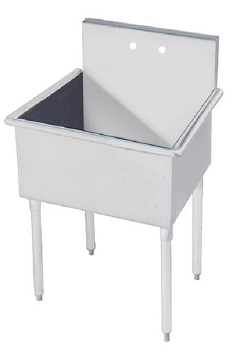 Square Corner Scullery Budget Sinks, Advance Tabco®