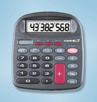 VWR® Solar-Powered Desktop Calculators