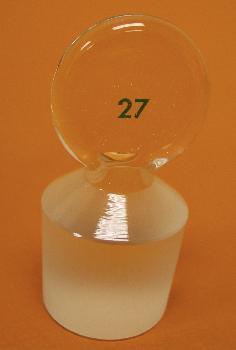 Glass Stopper, Flask Length, Pennyhead, Chemglass