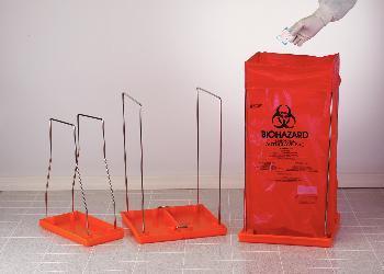 SCIENCEWARE® Clavies®, Biohazard Bag Holders, Autoclavable,  Bel-Art