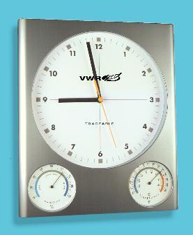 VWR® Thermometer/Hygrometer Wall Clock