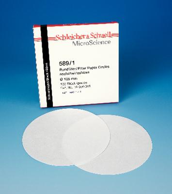 Grade 589, Black Ribbon, Quantitative Filter Paper, Whatman®