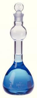 KIMAX® Volumetric Flasks with [ST] Glass Stopper, Mixing Bulb Style, Class A, Kimble Chase