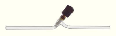 KONTES® HI-VAC® Low Holdup Valves, Straight, with PTFE Plug and Extended Tip, Kimble Chase