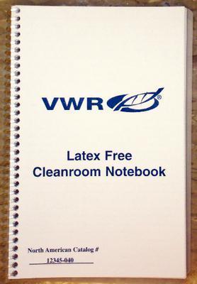 VWR® Cleanroom Spiral Notebooks, Latex-Free