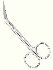 VWR® Dissecting Scissors, Bent Tip, 4<sup>1</sup>/<sub>2</sub>"