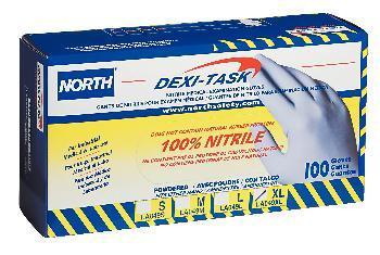 Dexi-Task Disposable Nitrile Examination Gloves, North Safety Products