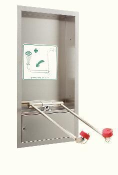 Wall-Mount Swing-Down Eyewash Station, Barrier-Free, Speakman®