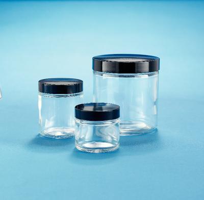 VWR® Clear Glass Jars, Wide Mouth