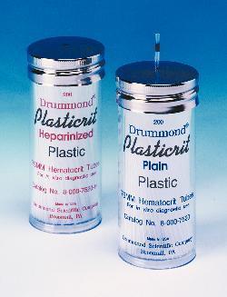 Plasticrit Plastic Hematocrit Tubes, Drummond