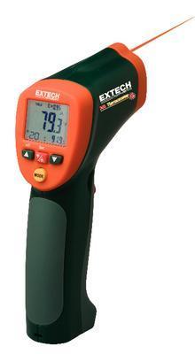 Wide-Range Infrared Thermometer with Type K Input, Extech®