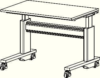 Manual and Electric E-Lift Tables with Immobilizing Casters, Case Systems