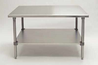 Stainless Steel Worktables, Rounded Edge, Bandy