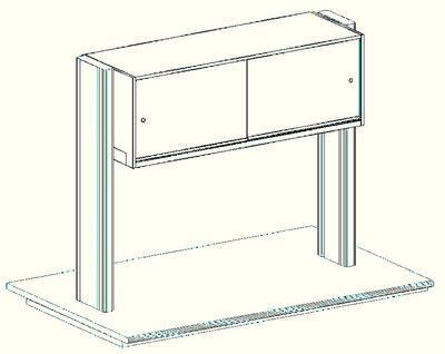 VWR® Atlas Overhead Storage Cabinets with Sliding Doors