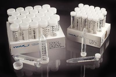 VWR® Metal-Free Centrifuge Tubes, Polypropylene, Sterile