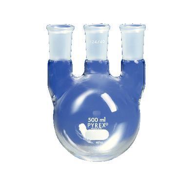 PYREX® Distilling Flasks, Vertical Type, Three Necks, [ST] Joints, Corning®