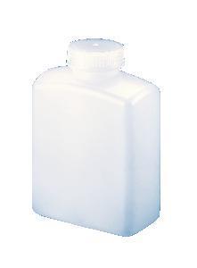 VWR® Rectangular Bottles, High-Density Polyethylene, Wide Mouth