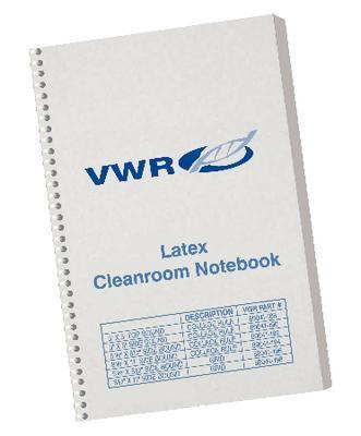 VWR® Cleanroom Spiral Notebooks, Latex