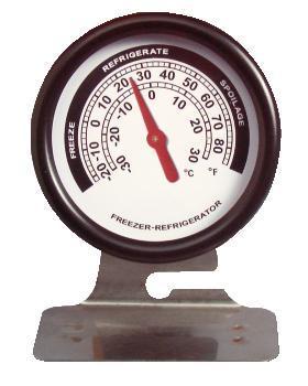 VWR® Metal Refrigerator/Freezer Thermometer