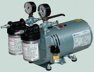 Lubricated Rotary Vane Vacuum/Pressure Pump, Gast®