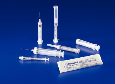 Monoject™ Safety Syringes, Covidien