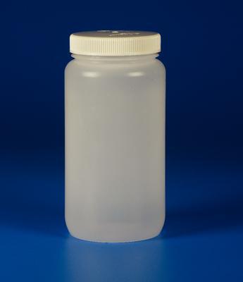 VWR® Large Sample Bottle, High-Density Polyethylene, Wide Mouth