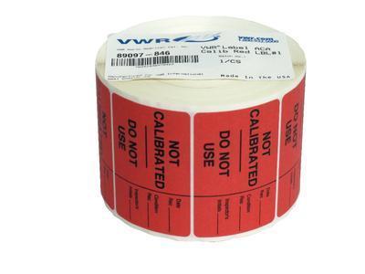 VWR® Automatic Clinical Analyzer Calibration Labels