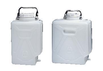 Nalgene® Rectangular Carboys with Handle, High-Density Polyethylene, Thermo Scientific