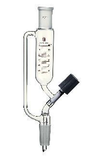 Synthware Pressure Equalizing Funnel with High Vacuum Valve, Kemtech America