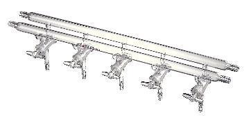 Synthware Vacuum/Inert Gas Manifold, All Glass, Kemtech America