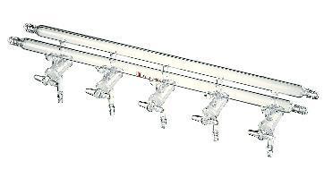 Synthware High Vacuum Manifold with Solid Glass Stopcock, Kemtech America