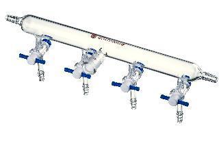 Synthware Nitrogen/Argon Line Manifold with PTFE Stopcocks, Kemtech America