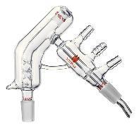 Synthware Short-Path Distillation Apparatus with Indentation, Vacuum-Jacketed, Kemtech Apparatus