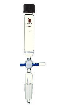 Synthware Peptide Synthesis Vessel with T-Bore PTFE Stopcock and Vacuum, Solid Phase, Kemtech America