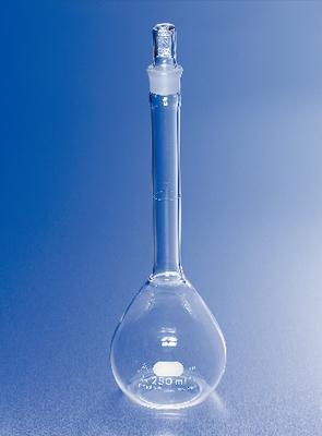 PYREX® VERIFIED Class A Volumetric Flasks, PE and [ST] Glass Stoppers, Corning®