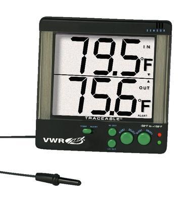 VWR® Big Digit Four-Alert Alarm Thermometer