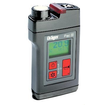 Pac III Personal Gas Monitors, Draeger