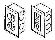 DUPLEX W/G F C I 115V 15AMPS